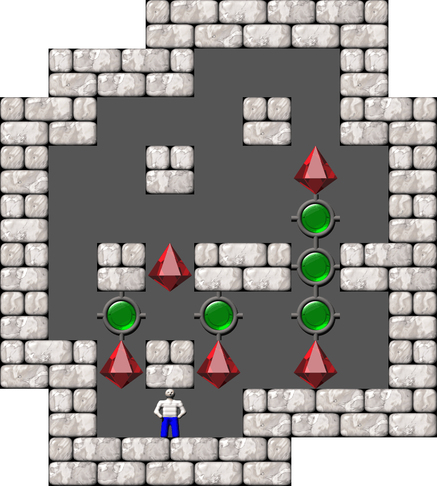 Sokoban Chrysalis Collection 10 level 7